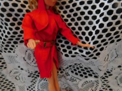 barbie red for rain coat 2 side